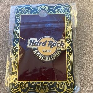 Hard Rock Cafe Barcelona Gold and Black Pin